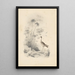 Reproduction of the painting A heron - Edward Lear