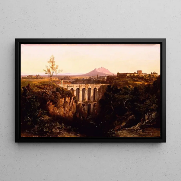 Civita Castellana Painting - Edward Lear — framed artwork on a wall