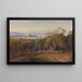 Corfu Painting from Ascension - Edward Lear — framed artwork on a wall