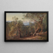 Corfou depuis Santa Decca - Edward Lear — framed artwork on a wall