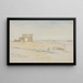 Dakkeh - Edward Lear — framed artwork on a wall