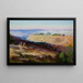 Jerusalem from the Mount of Olives - Edward Lear — framed artwork on a wall