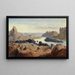 Philæ Painting - Edward Lear — framed artwork on a wall