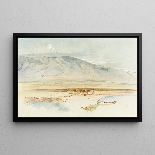Platées Greece - Edward Lear — framed artwork on a wall