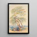 Study of Tree Trichinopoly India - Edward Lear — framed artwork on a wall