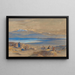 View of Janina - Edward Lear — framed artwork on a wall