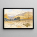 Wadi Tayibeh, Egypt - Edward Lear — framed artwork on a wall