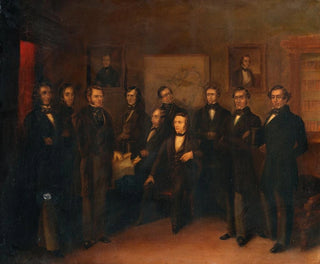 Les dirigeants de la Confédération irlandaise en conseil - Edward Lees Glew — artwork view