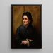 Portrait of Mother - Edward Lepszy — framed artwork on a wall
