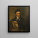 John Woodhull, class of 1766 - Edward Ludlow Mooney — framed artwork on a wall