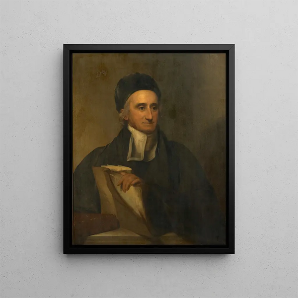 John Woodhull, class of 1766 - Edward Ludlow Mooney — framed artwork on a wall