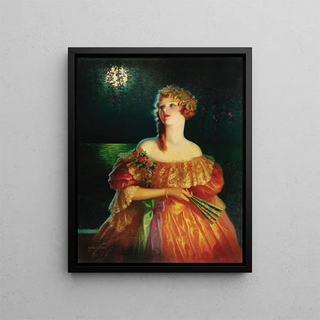 La chérie de Sigma Chi - Edward Mason Eggleston — framed artwork on a wall