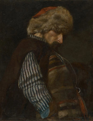 a peasant with a fur hat - Edward Mateusz Jan Römer — artwork view
