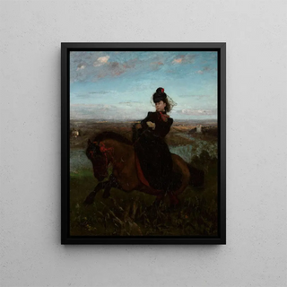 Woman Amazon - Edward Mateusz Römer — framed artwork on a wall