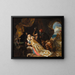 The King Lear and Cordelia - Edward Matthew Ward — framed artwork on a wall