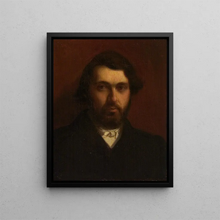 Richard H.. Kern painting - Edward Meyer Kern — framed artwork on a wall