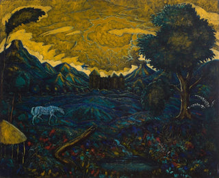 Landscape with a Horse - Edward Middleton Manigault — artwork view