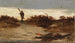 Fisherman by the water's edge - Edward Mitchell Bannister — artwork view