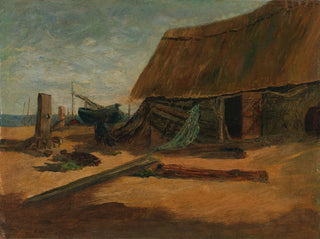 Cabanes de pêche - Edward Mitchell Bannister — artwork view