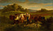 Shepherds with Cows - Edward Mitchell Bannister — artwork view