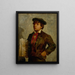 Boy with Newspapers - Edward Mitchell Bannister — framed artwork on a wall