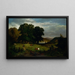 Oaks - Edward Mitchell Bannister — framed artwork on a wall