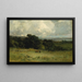 Pâturages plaisants - Edward Mitchell Bannister — framed artwork on a wall