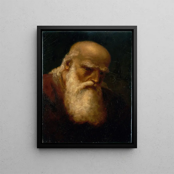 Saint Luke Painting - Edward Mitchell Bannister — framed artwork on a wall
