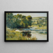 At the edge of the stream - Edward Mitchell Bannister — framed artwork on a wall
