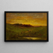 Sunset Painting - Edward Mitchell Bannister — framed artwork on a wall