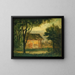 The Old Family House - Edward Mitchell Bannister — framed artwork on a wall