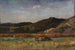 Landscape painting titled "Untitled" with grazing cows on the hills - Edward Mitchell Bannister — artwork view