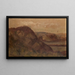 Landscape without title with rocks - Edward Mitchell Bannister — framed artwork on a wall
