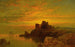 Coastal Sunset Painting - Edward Moran — artwork view