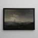 The Sea - Edward Moran — framed artwork on a wall