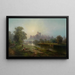 View of Windsor Castle - Edward Moran — framed artwork on a wall