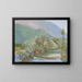 Rivière Aniene - Edward Okuń — framed artwork on a wall