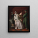 Les vertueux réconfortés par la sympathie - Edward Penny — framed artwork on a wall