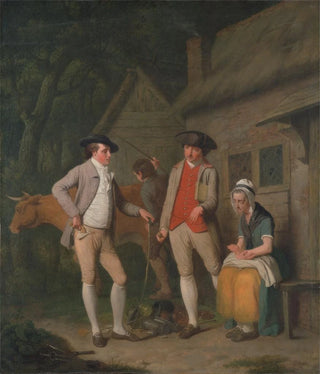 The cow and the widow's goods Costards seized for tax reasons are repurchased thanks to Johnny Pearma's generosity - Edward Penny — artwork view