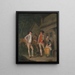 The cow and the widow's goods Costards seized for tax reasons are repurchased thanks to Johnny Pearma's generosity - Edward Penny — framed artwork on a wall