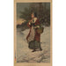 Reproduction of the painting Christmas Morning Painting - Edward Percy Moran
