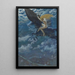 Dream Idyll - Edward Robert Hughes — framed artwork on a wall