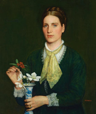 Portrait of Elizabeth Webb - Edward Robert Hughes — artwork view