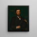 Portrait of Thomas Webb - Edward Robert Hughes — framed artwork on a wall