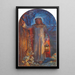 Reproduction of the painting La lumière du monde - Edward Robert Hughes