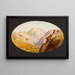 Mountain Landscape Painting - Edward S. Siebert — framed artwork on a wall