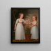 Les enfants Davis Eliza Cheever Davis et John Derby Davis - Edward Savage — framed artwork on a wall