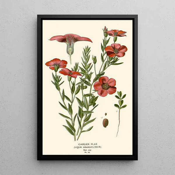 Garden Linen Painting - Edward Step — framed artwork on a wall