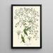 Elegant Gypsophile Painting - Edward Step — framed artwork on a wall