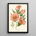 Hibiscus roseus Painting - Edward Step — framed artwork on a wall